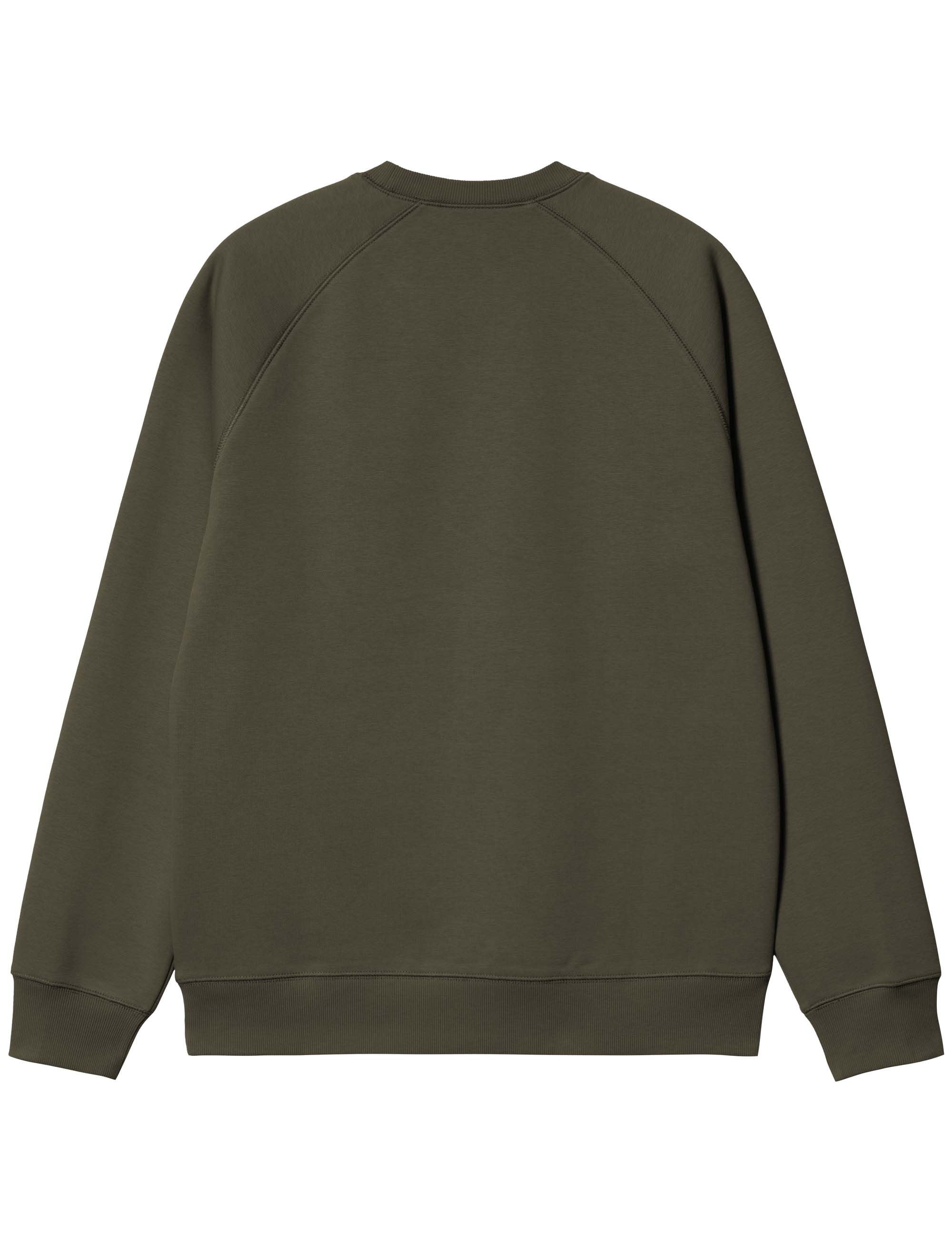 Carhartt WIP Chase Crew Sweat - Olive/Gold