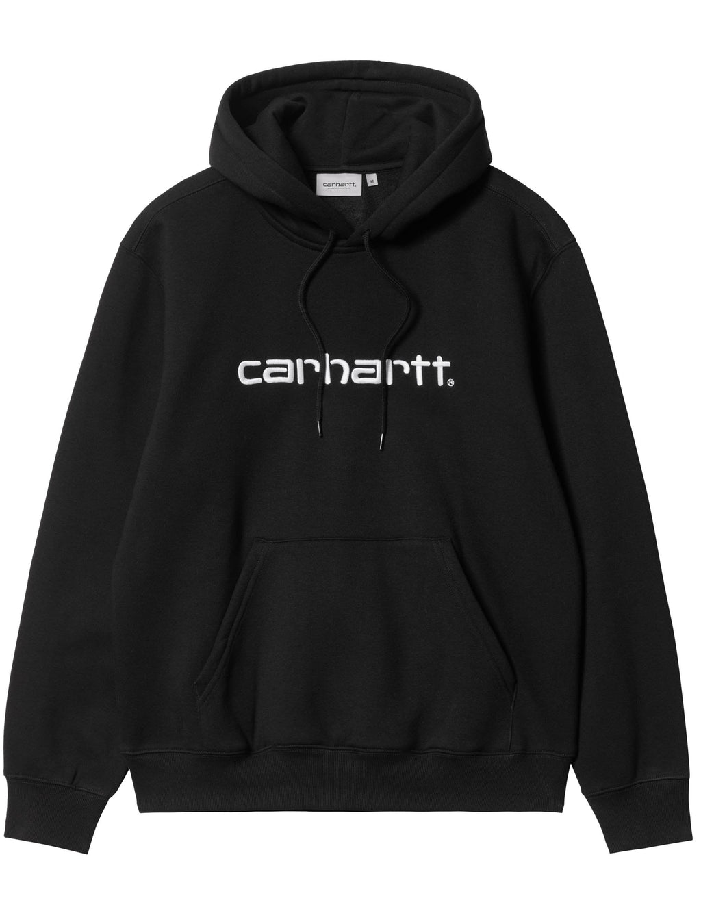 Script Hooded Sweat - Black/White