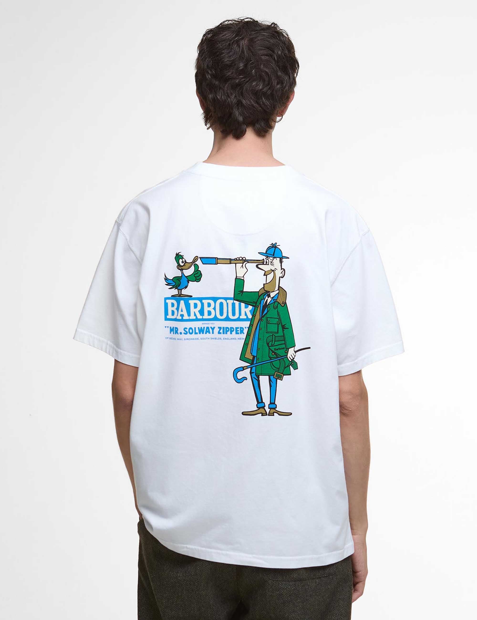 Barbour Mr Solway Oversized T-Shirt - White