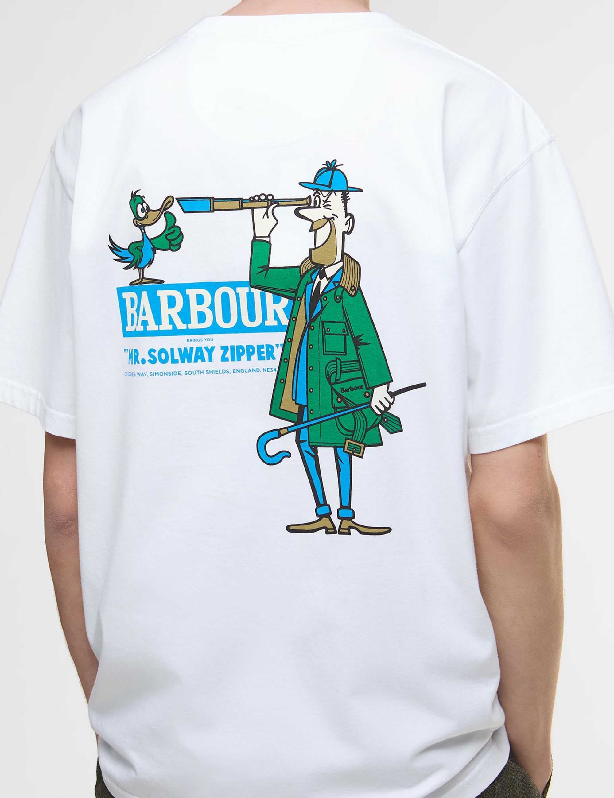 Barbour Mr Solway Oversized T-Shirt - White