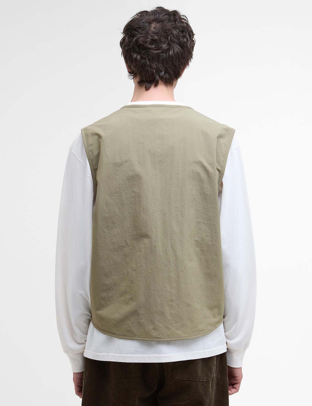 Editor Utility Casual Vest - British Khaki