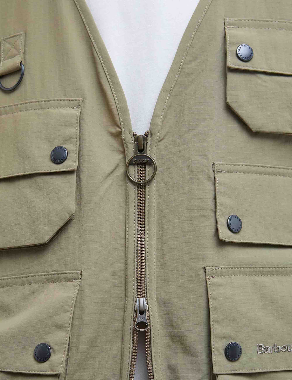 Editor Utility Casual Vest - British Khaki