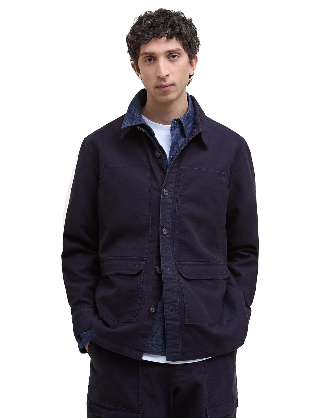 Newbirch Overshirt - Navy
