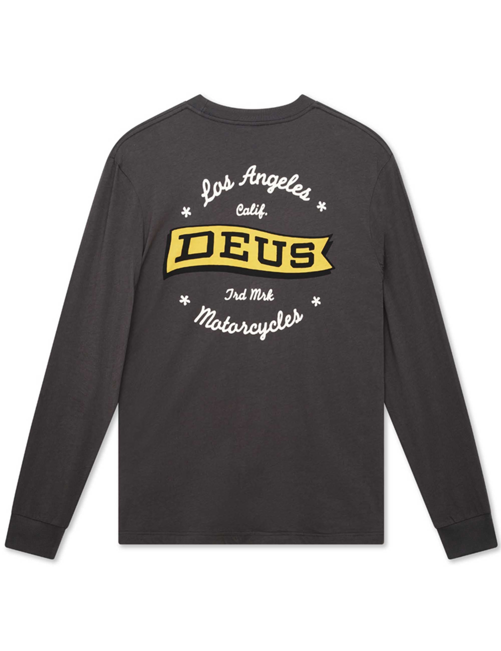 Deus Ex Machina Momento Long Sleeve T-Shirt - Anthracite