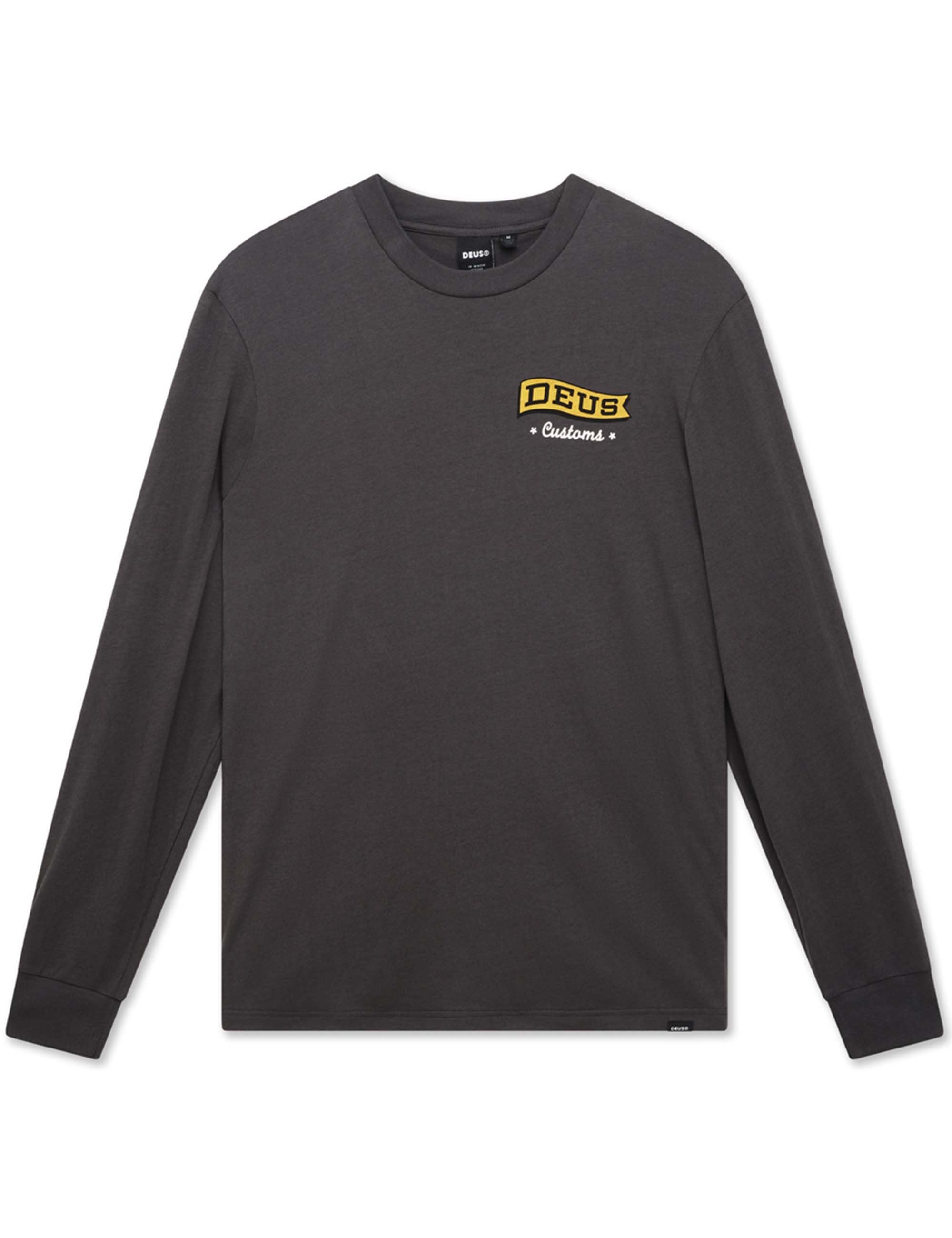 Deus Ex Machina Momento Long Sleeve T-Shirt - Anthracite