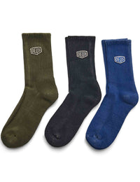 Shield Garment Dyed Sock (3 Pack) - Multi