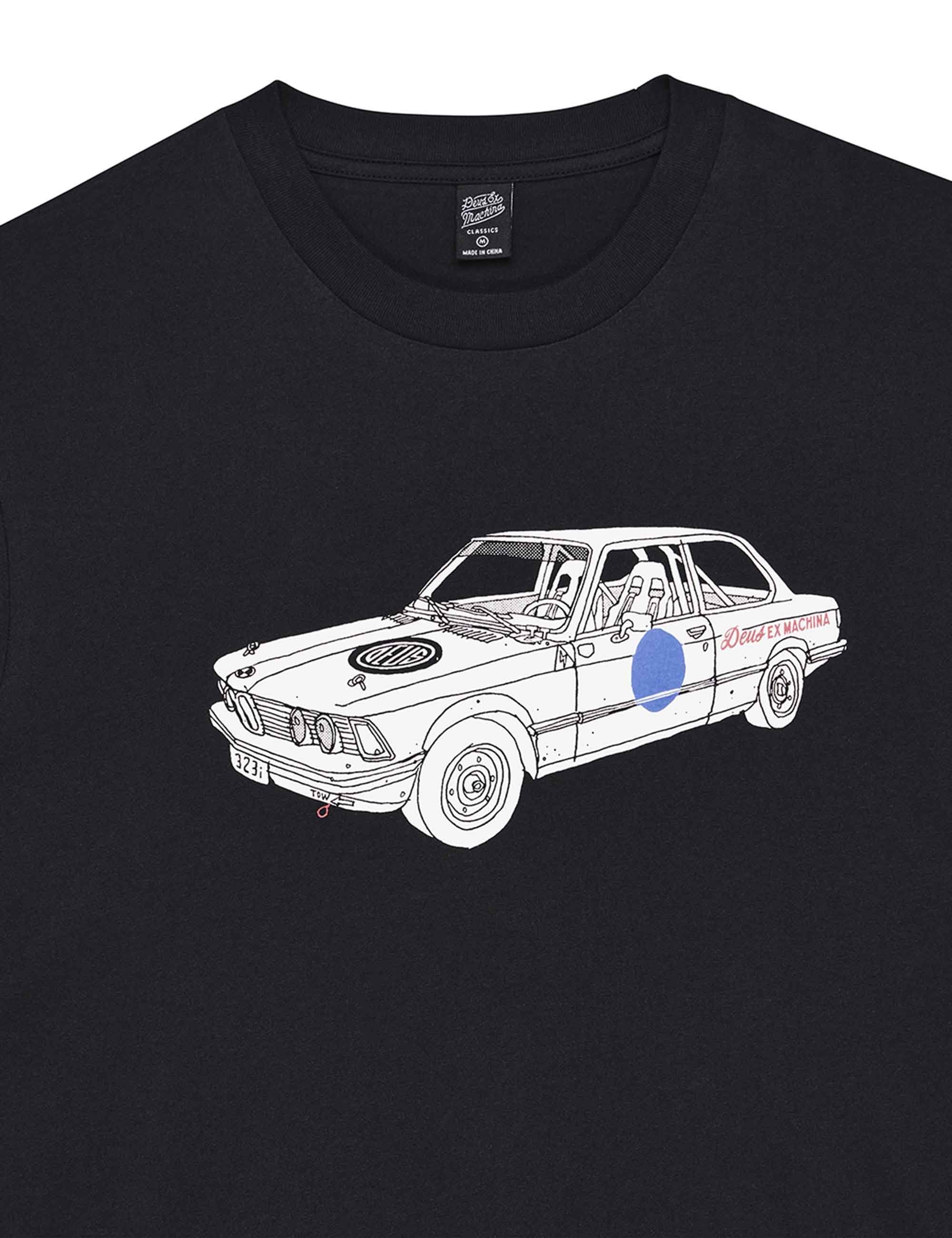 Deus Ex Machina 323 Rallyeye T-Shirt - Black