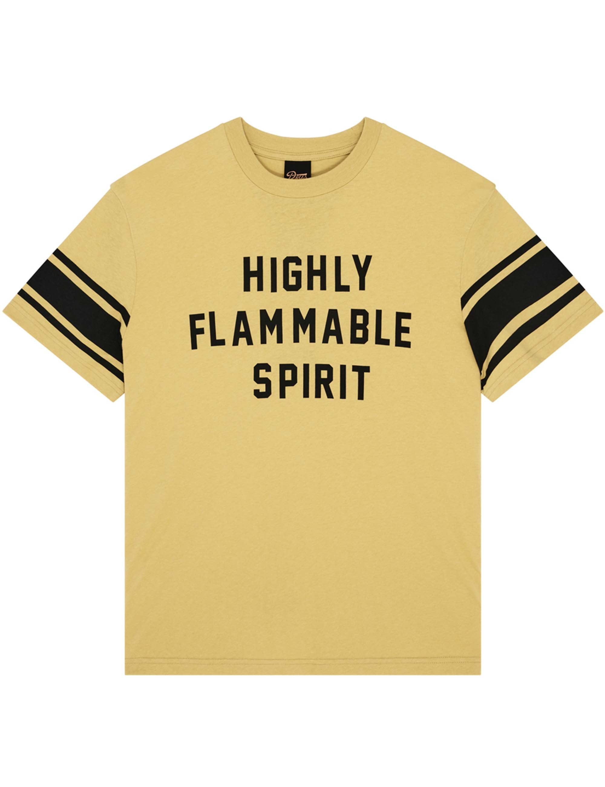 Deus Ex Machina Flammable T-Shirt - Mimosa Gold