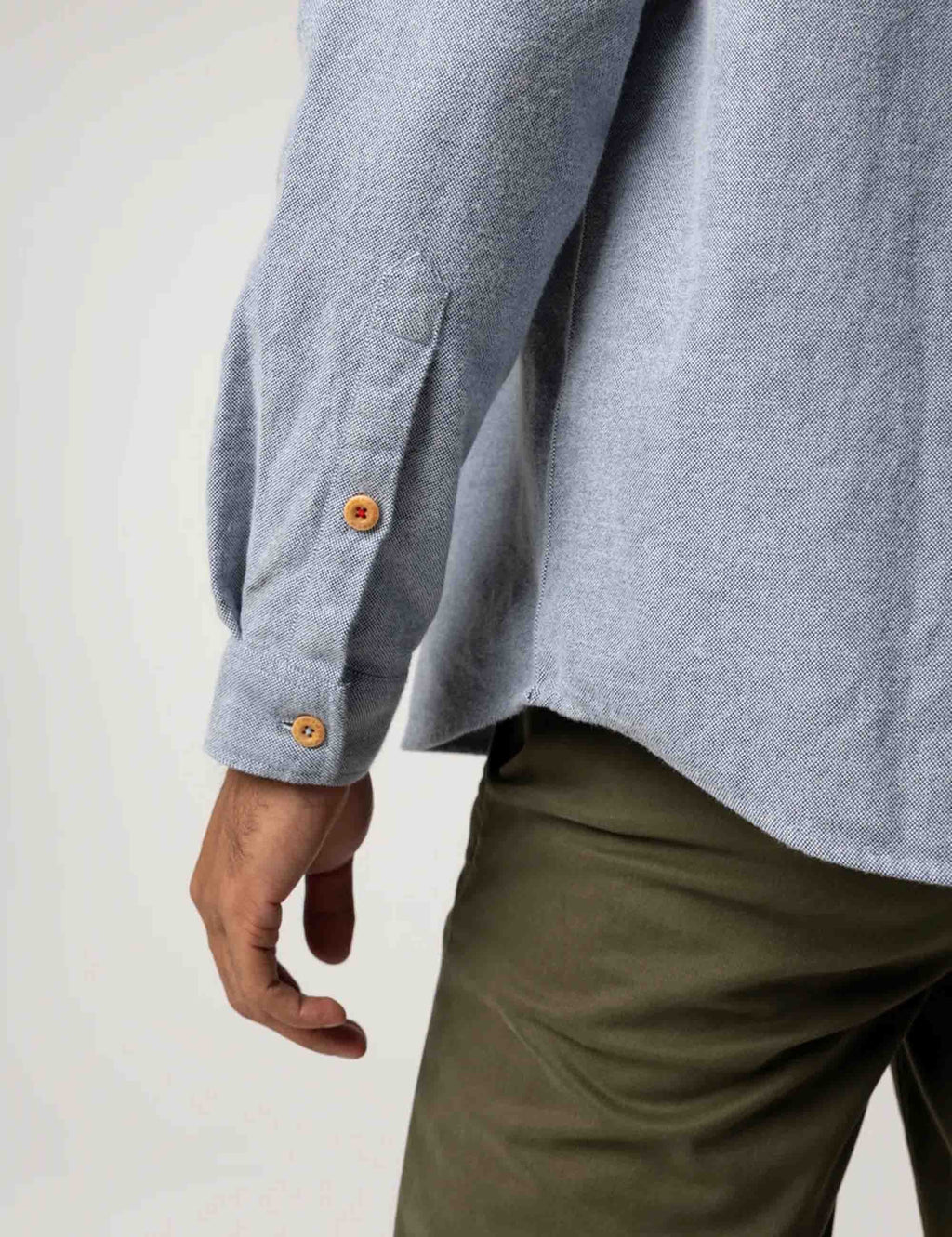 Gylly Shirt - Indigo Dobby