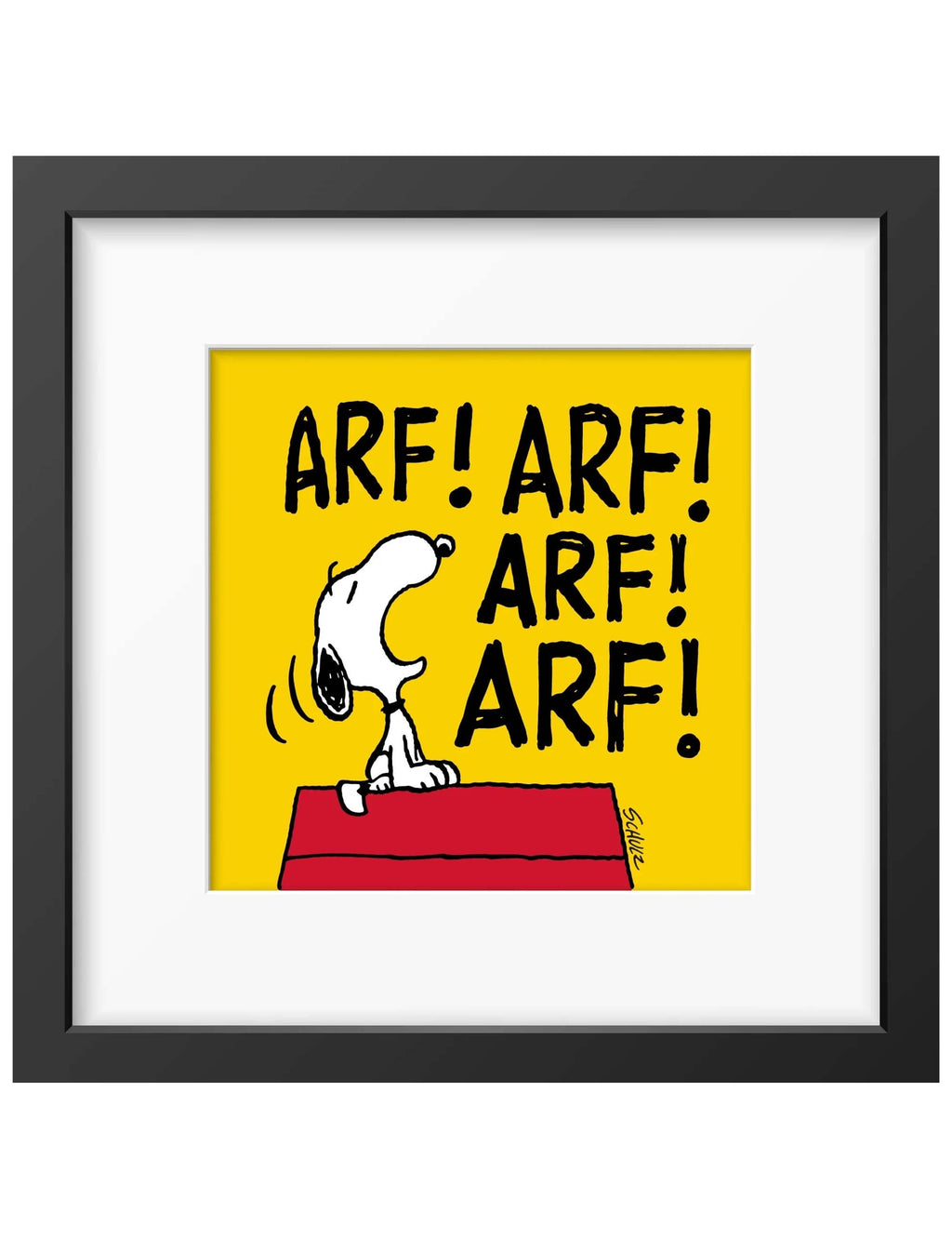 Snoopy Framed Art Print - Arf
