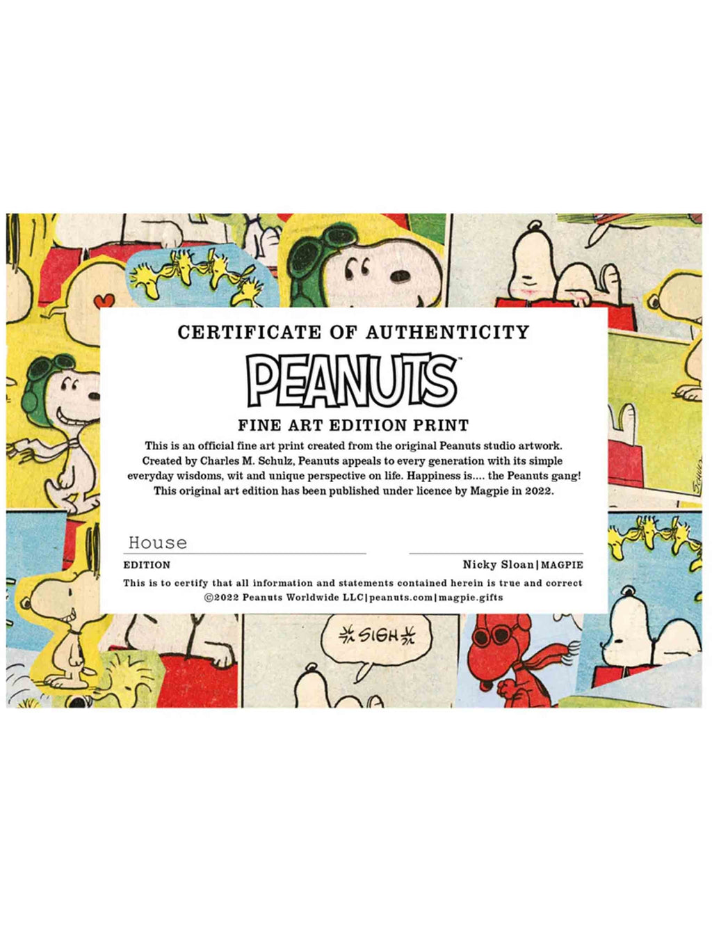 Snoopy Framed Art Print - House