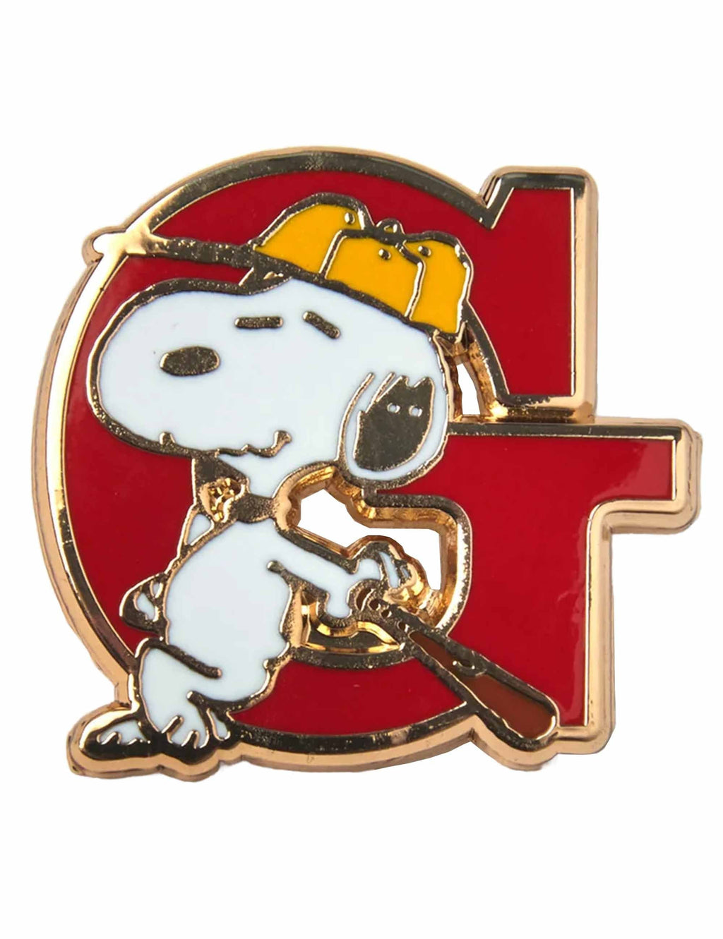 Snoopy Alphabet Enamel Pin Badge - Letter G