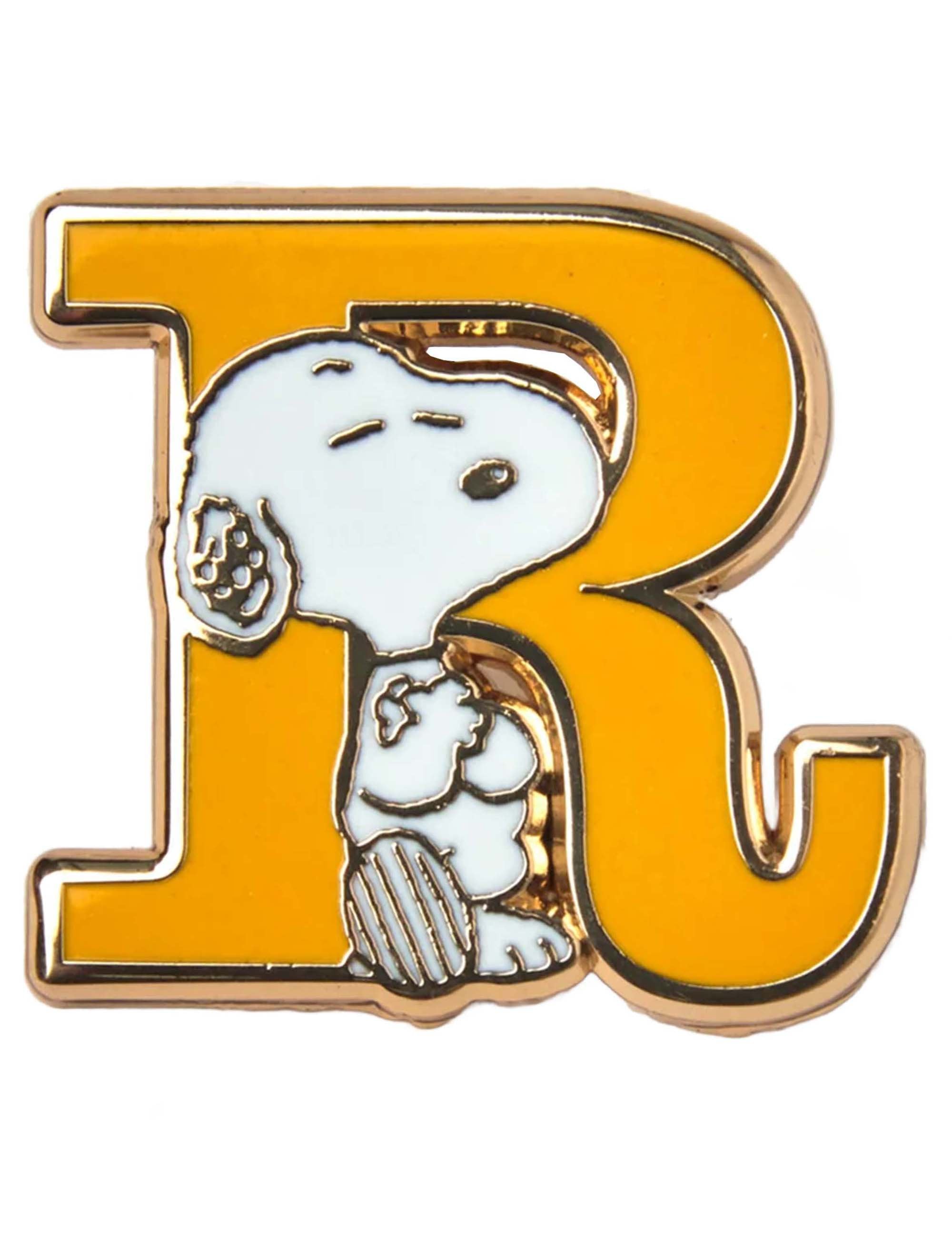 Peanuts Snoopy Alphabet Enamel Pin Badge - Letter R