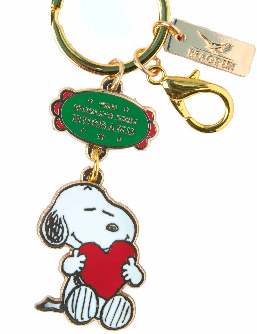 Snoopy World's Best Keychain - Husband