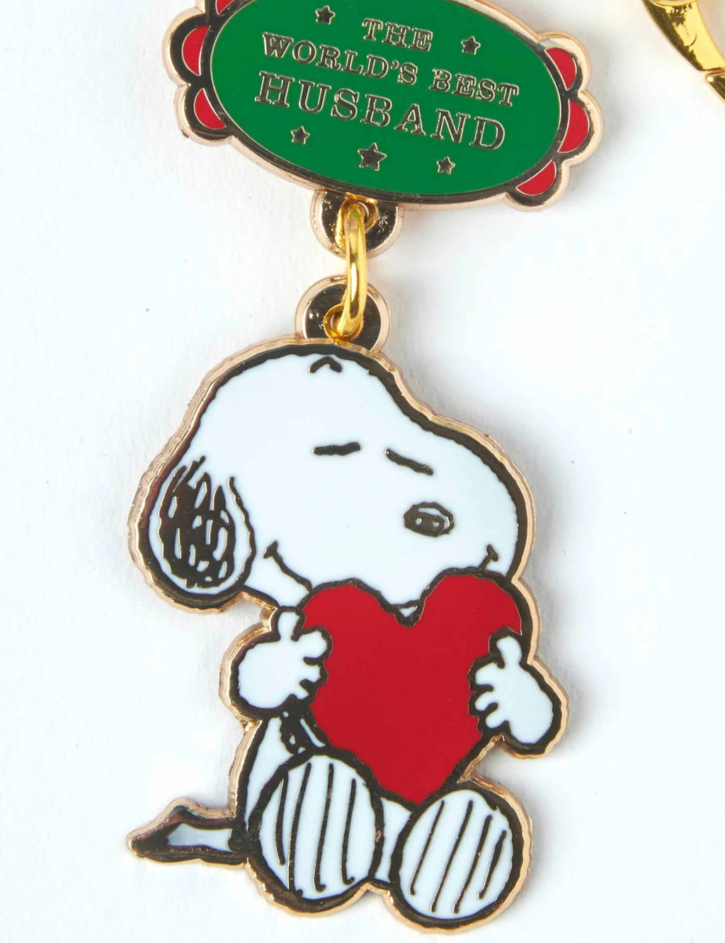 Snoopy World's Best Keychain - Husband