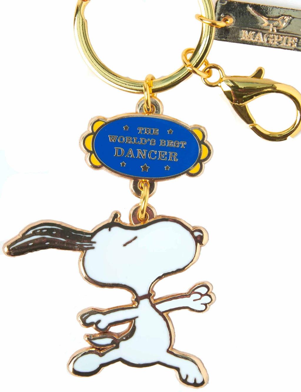 Snoopy World's Best Keychain - Dancer