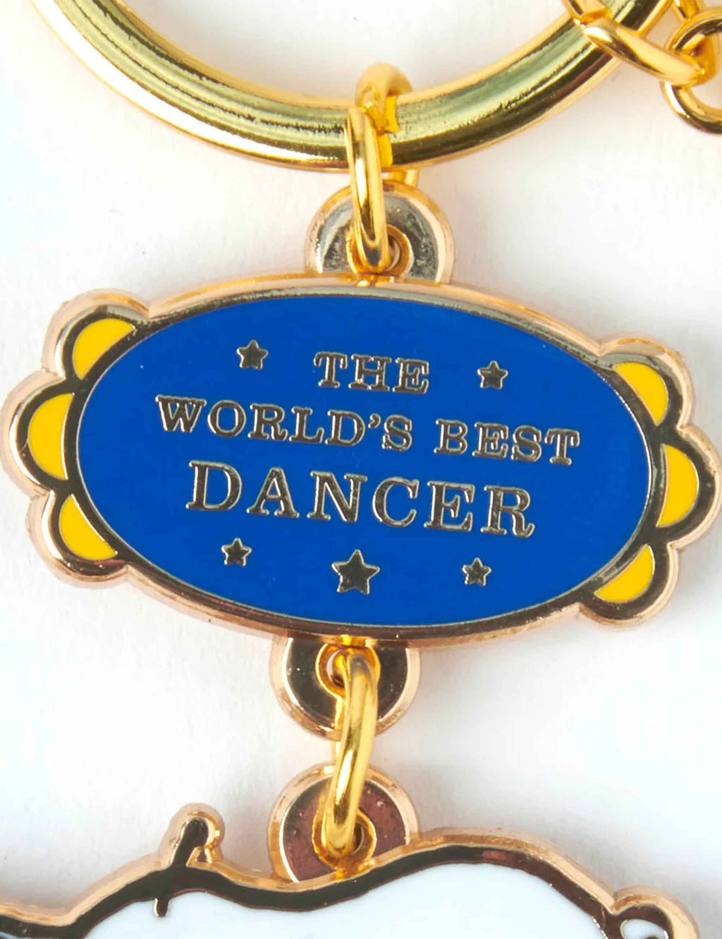 Snoopy World's Best Keychain - Dancer