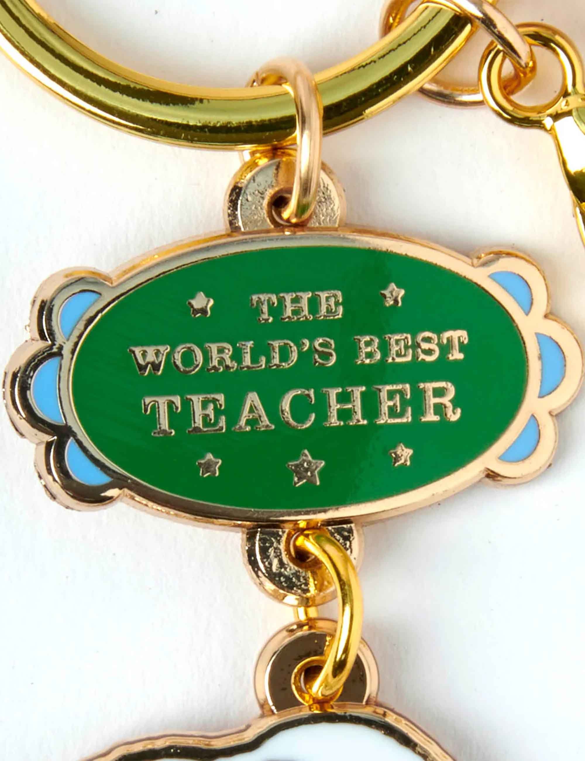 Peanuts Snoopy World's Best Keychain - Teacher