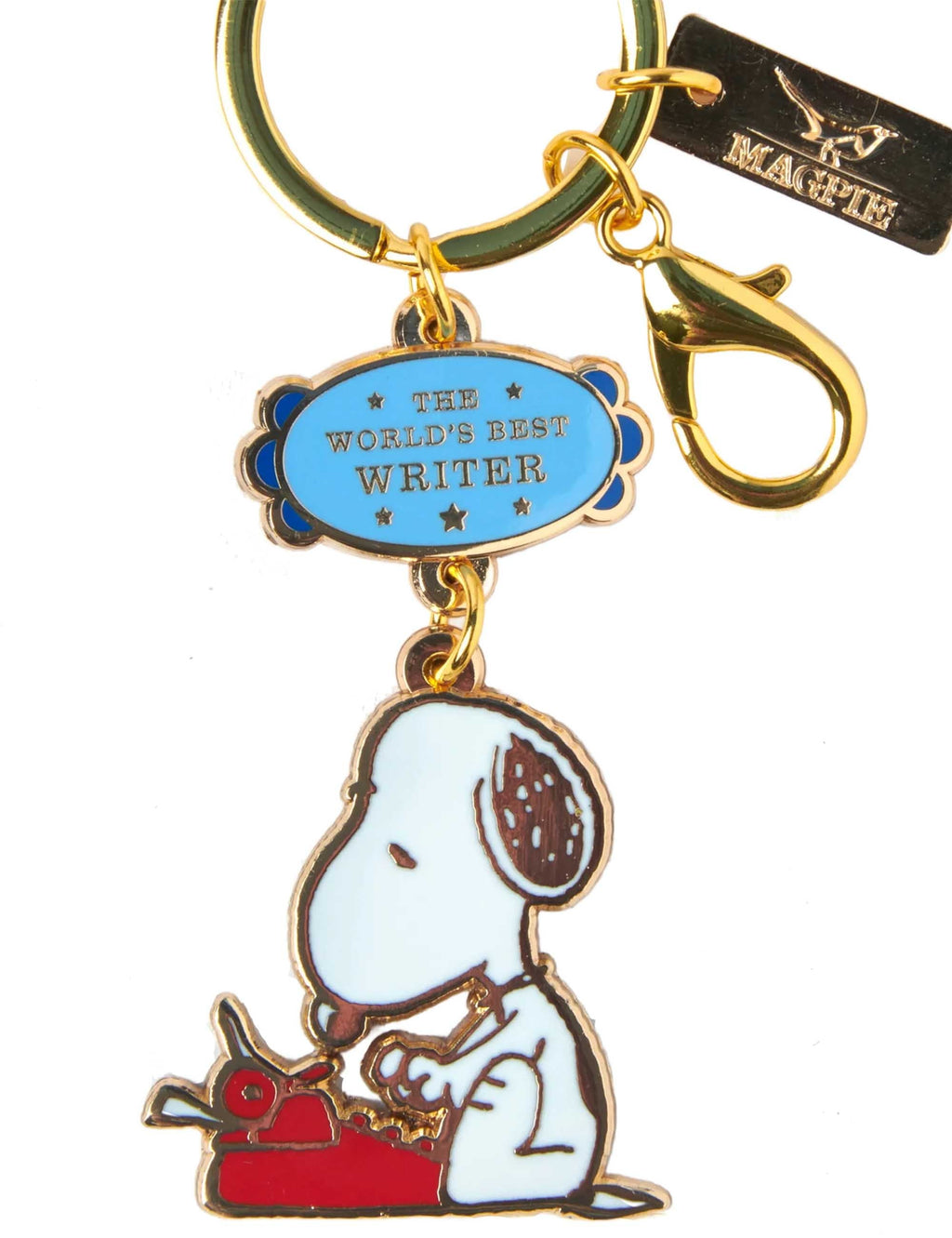 Snoopy World's Best Keychain - Writer