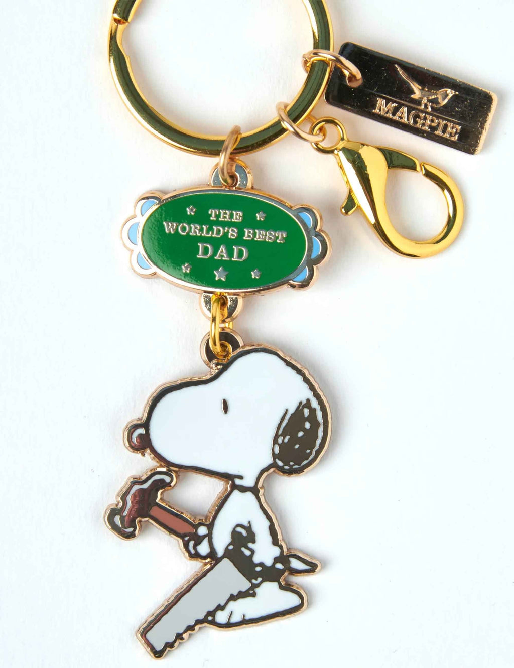 Snoopy World's Best Keychain - Dad