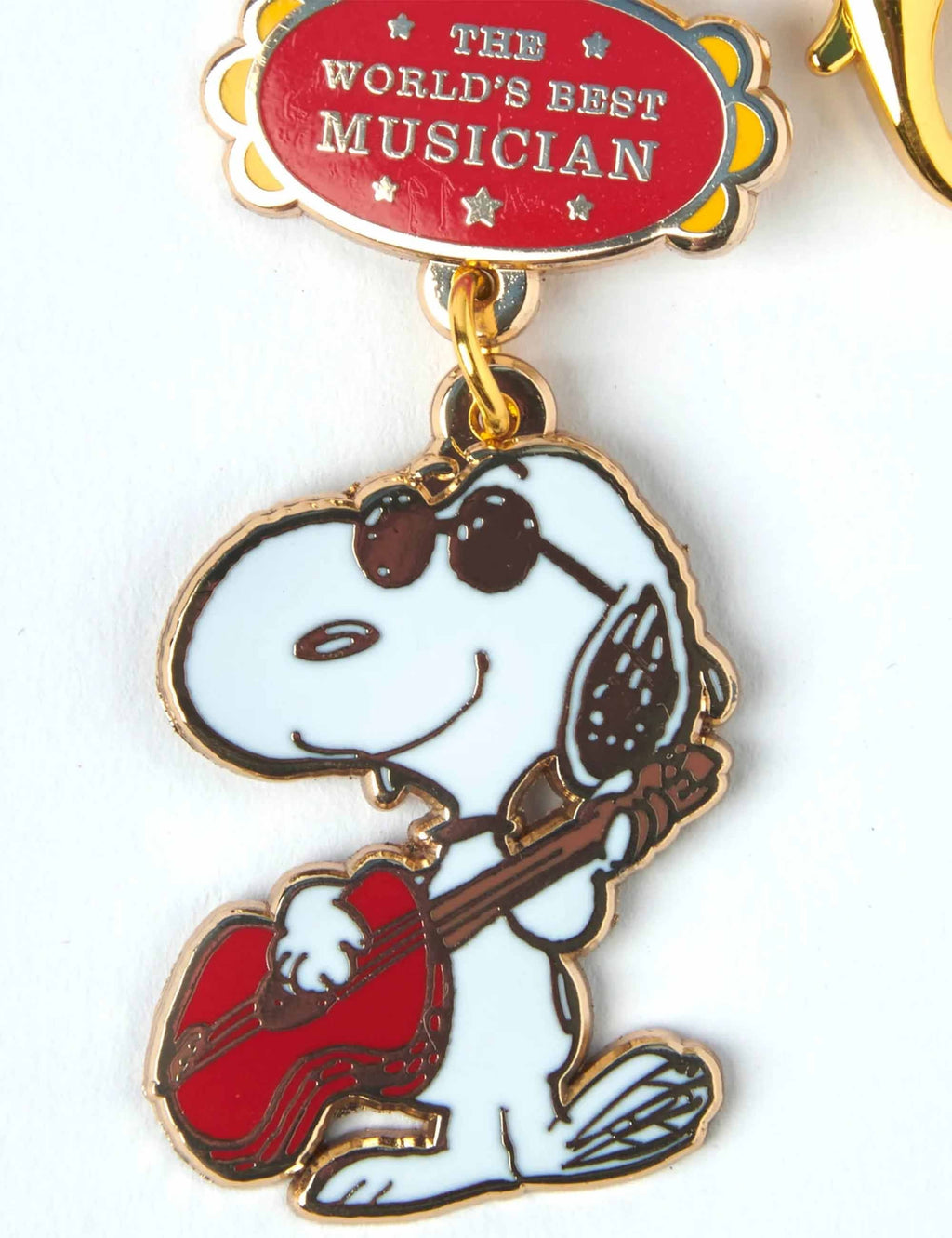Snoopy World's Best Keychain - Musician