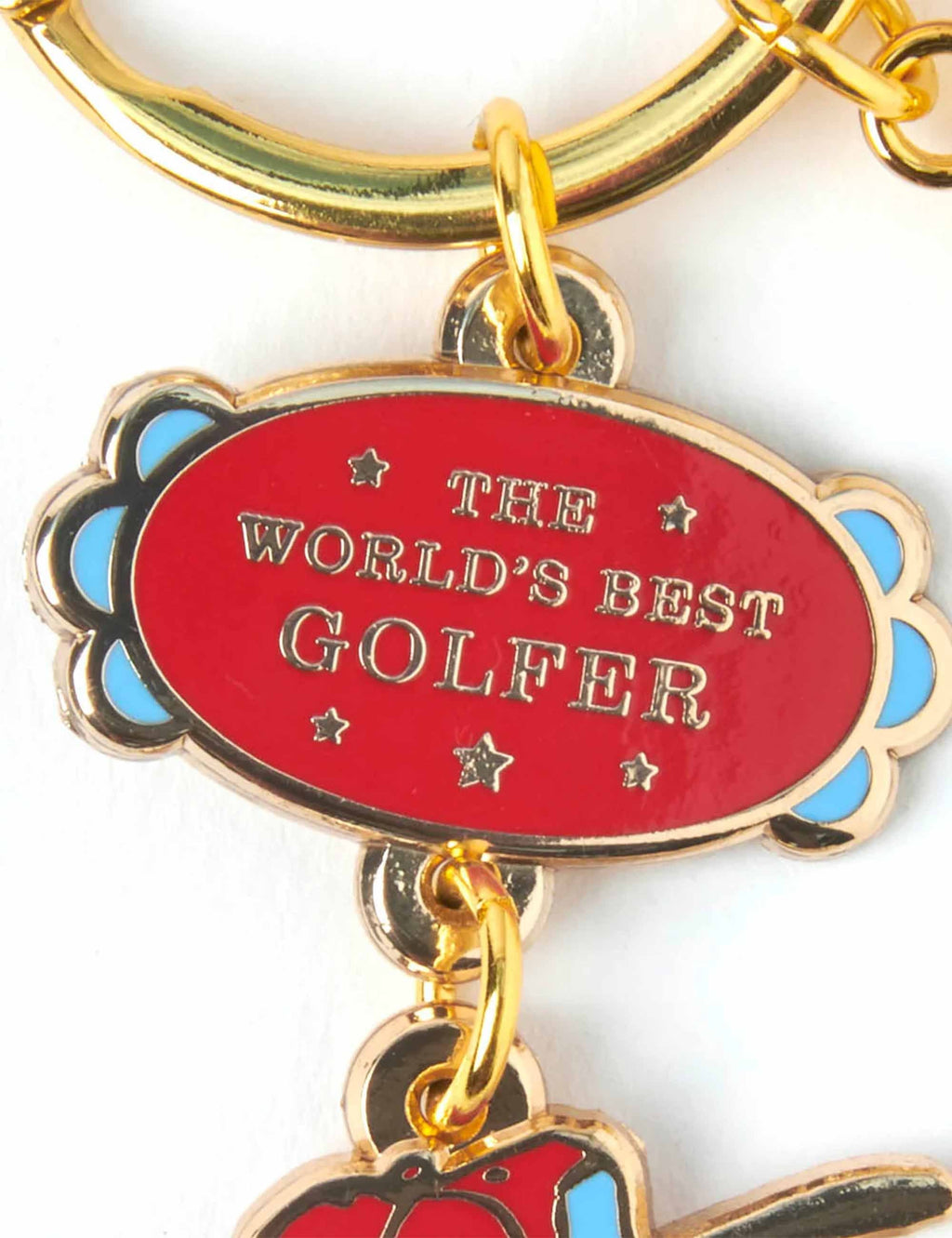 Snoopy World's Best Keychain - Golfer