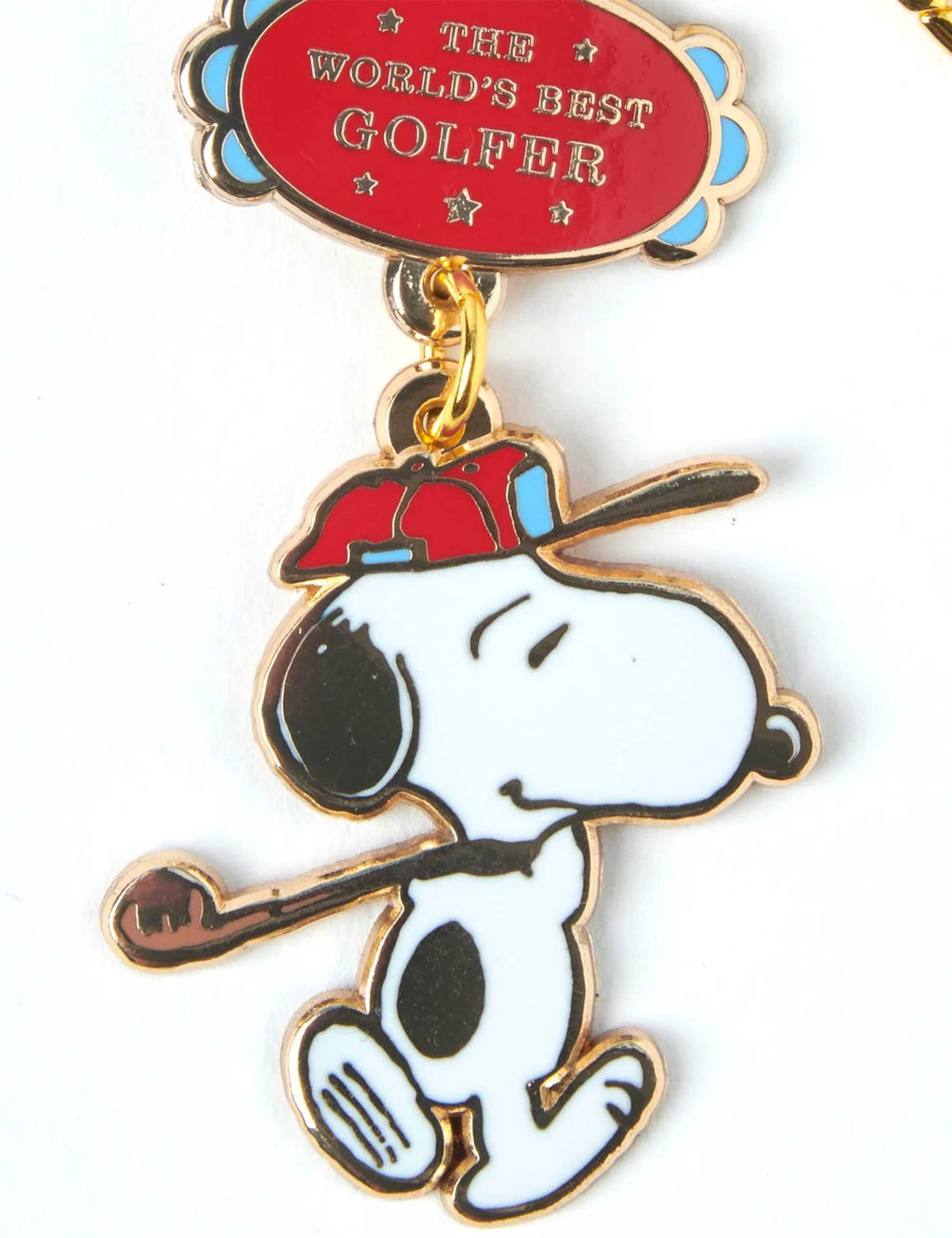 Snoopy World's Best Keychain - Golfer