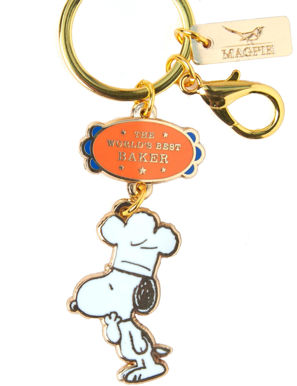 Snoopy World's Best Keychain - Baker