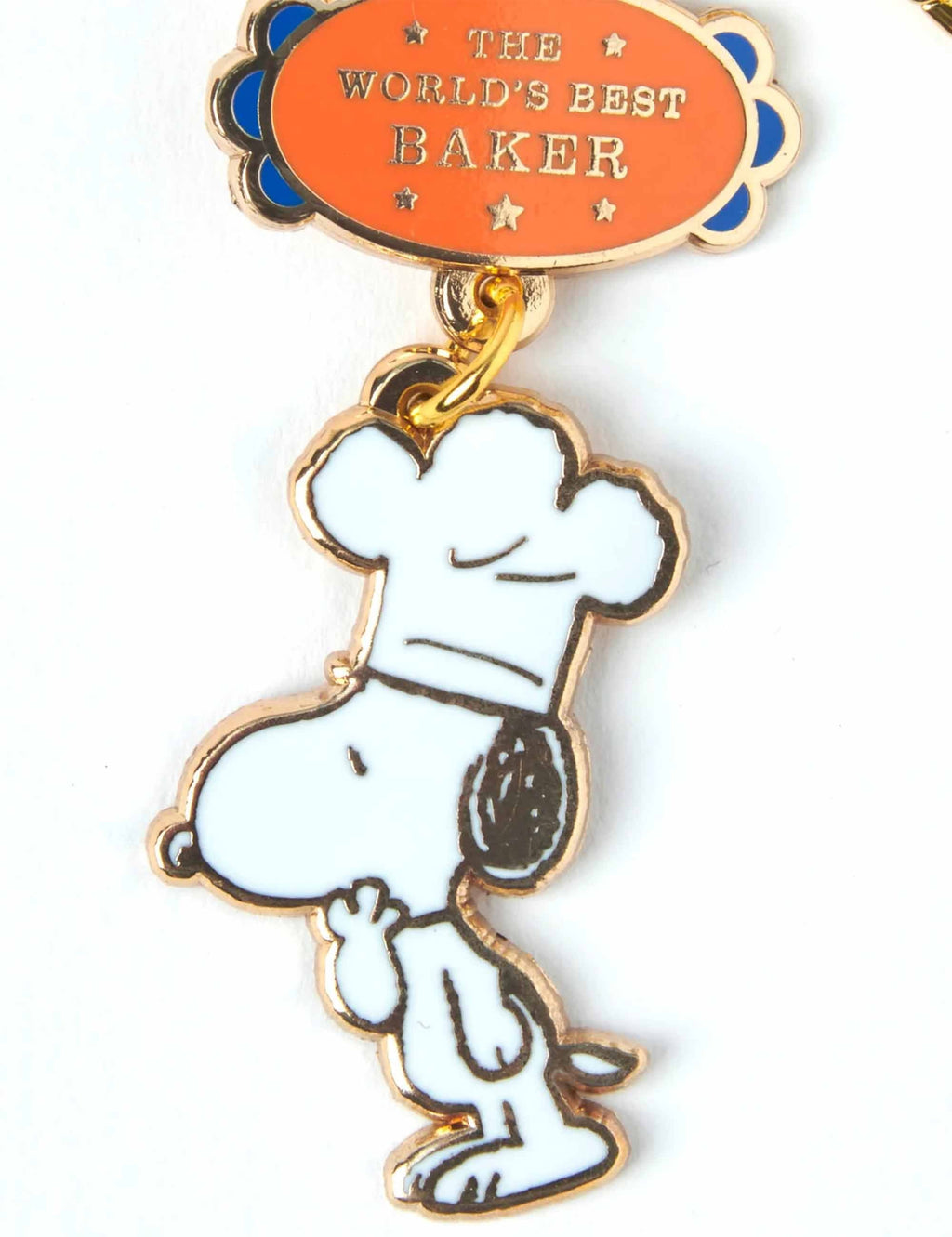 Snoopy World's Best Keychain - Baker