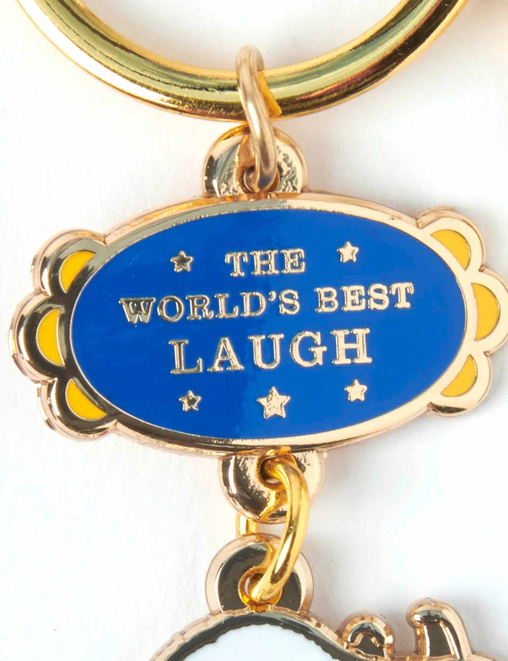 Snoopy World's Best Keychain - Laugh