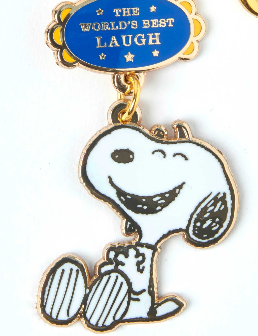 Snoopy World's Best Keychain - Laugh
