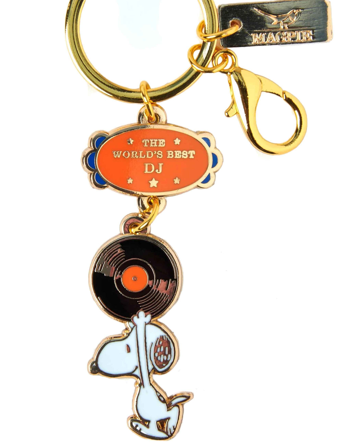 Peanuts Snoopy World's Best Keychain - DJ