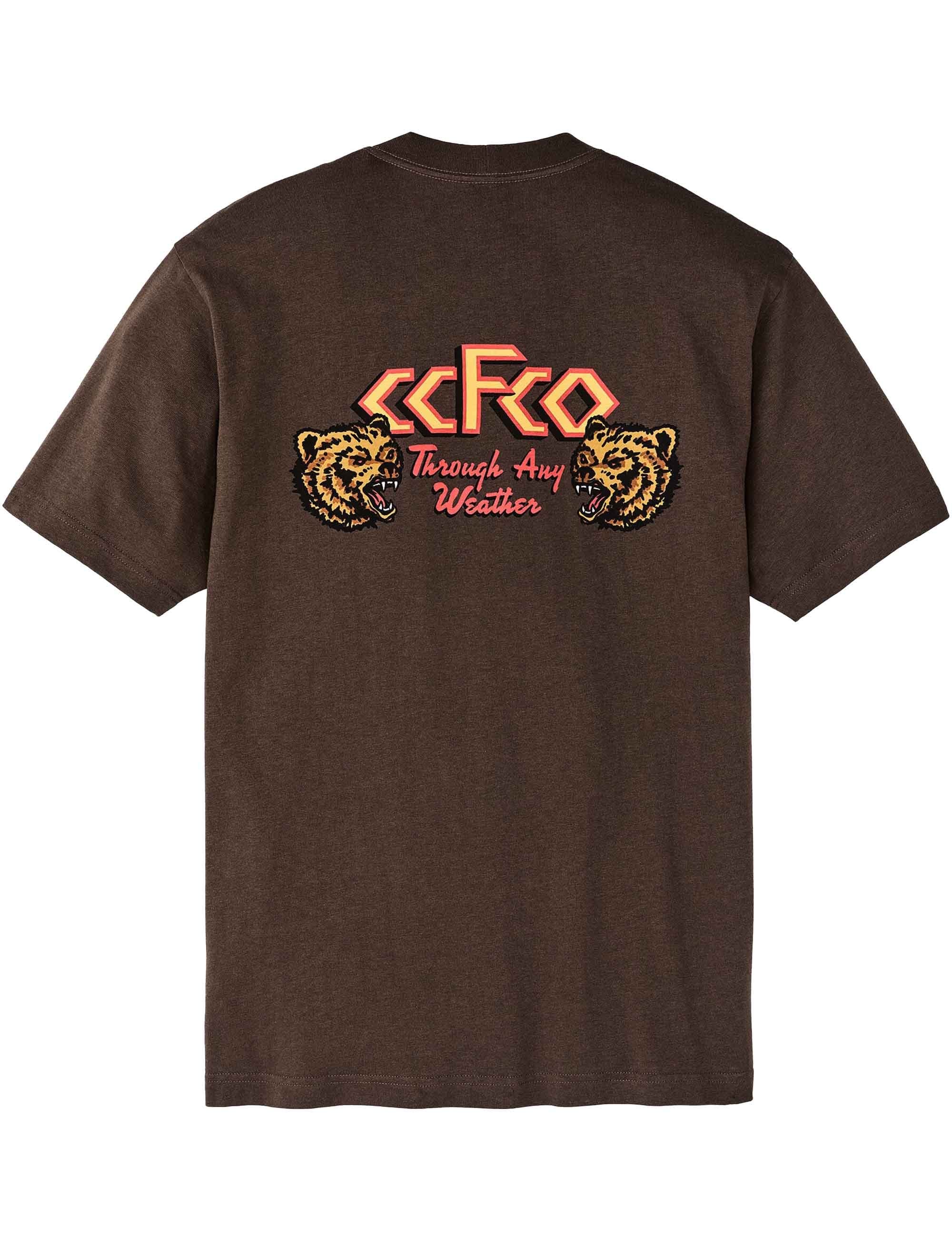 Frontier Any Weather Graphic T-Shirt - Dark Brown