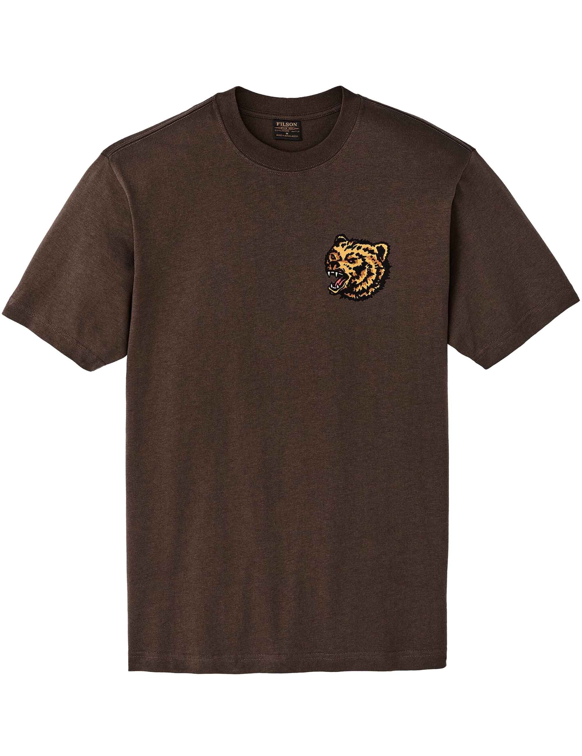Frontier Any Weather Graphic T-Shirt - Dark Brown