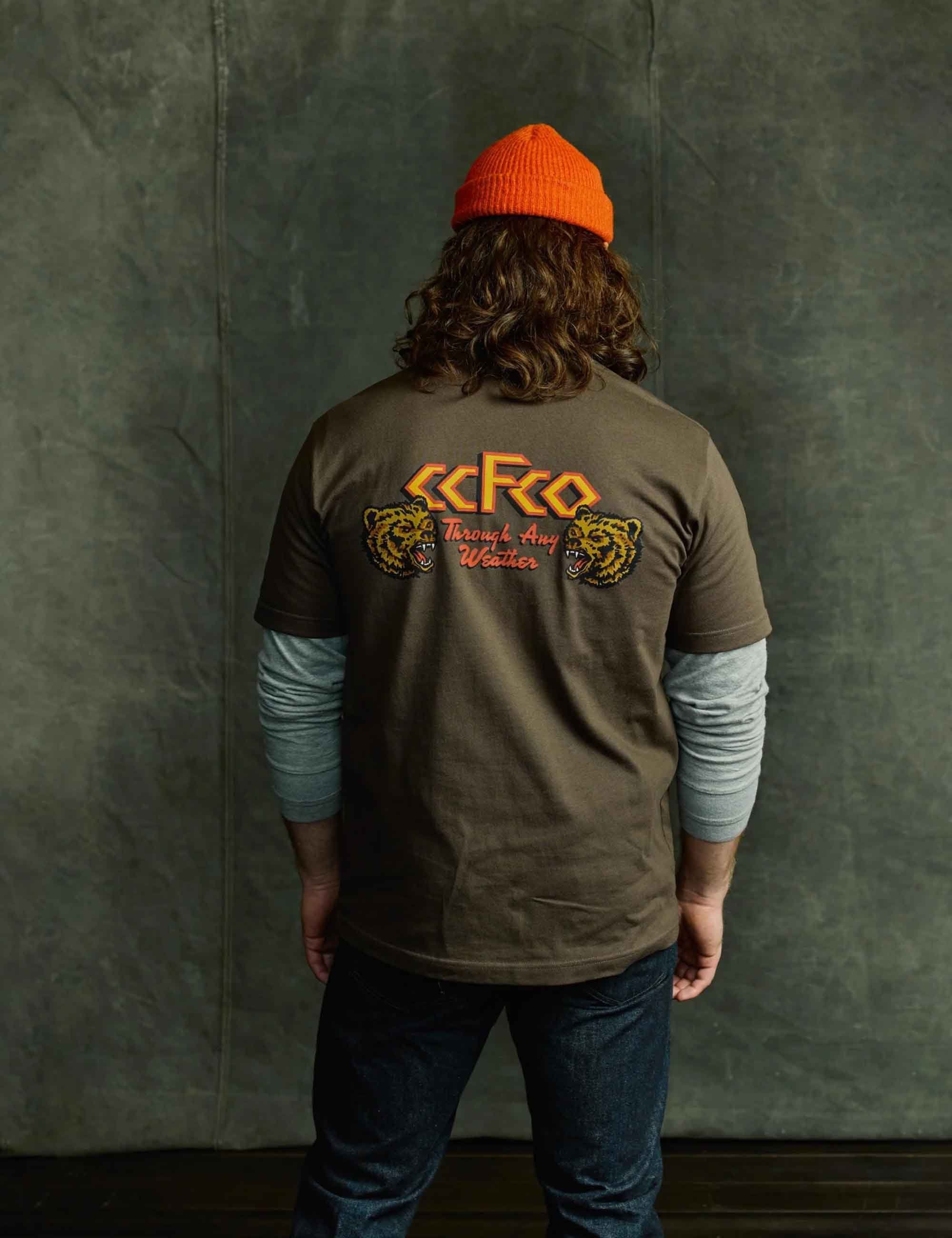 Frontier Any Weather Graphic T-Shirt - Dark Brown