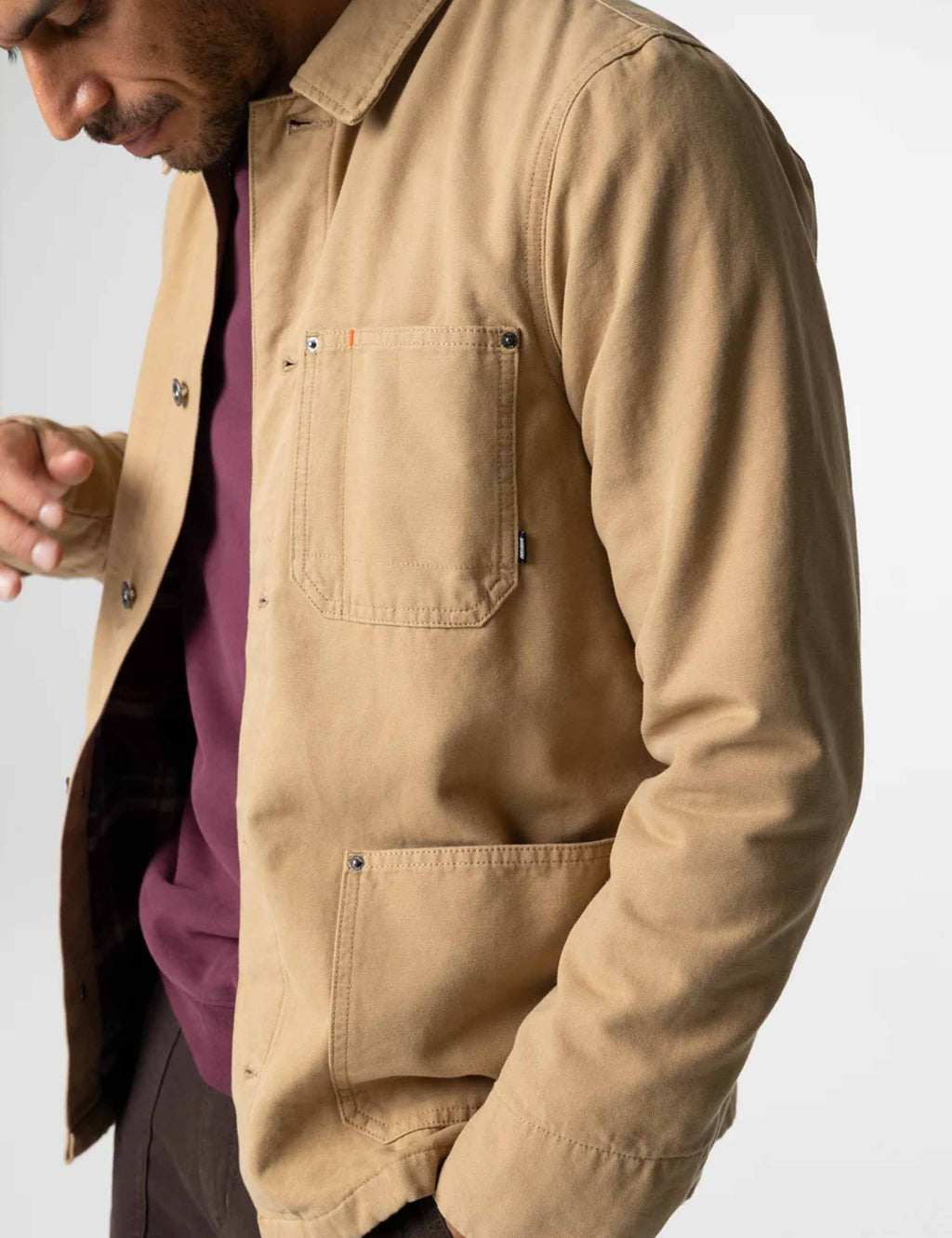 Basset Fleece Lined Jacket - Flint