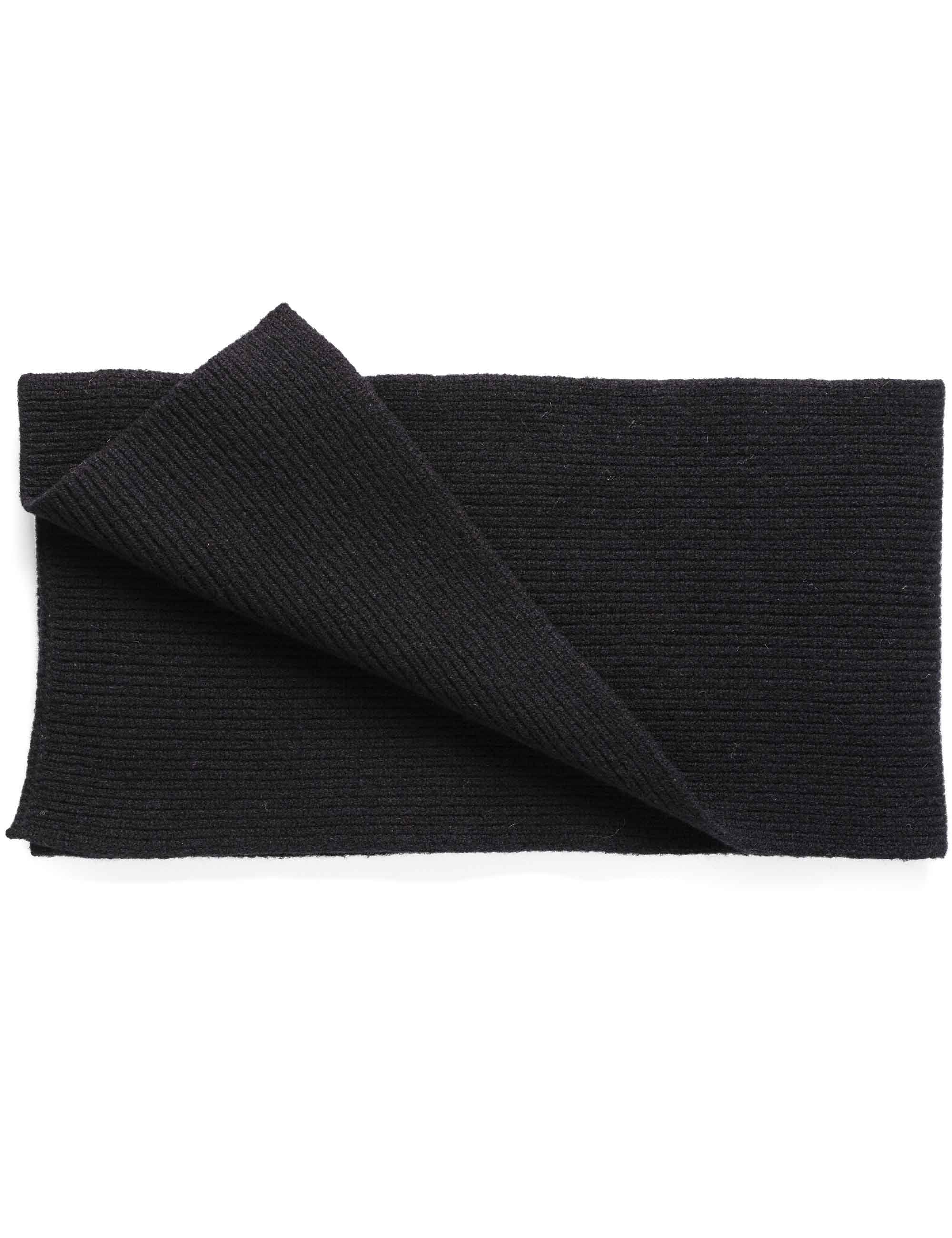 Clyde Lambswool Scarf - Black