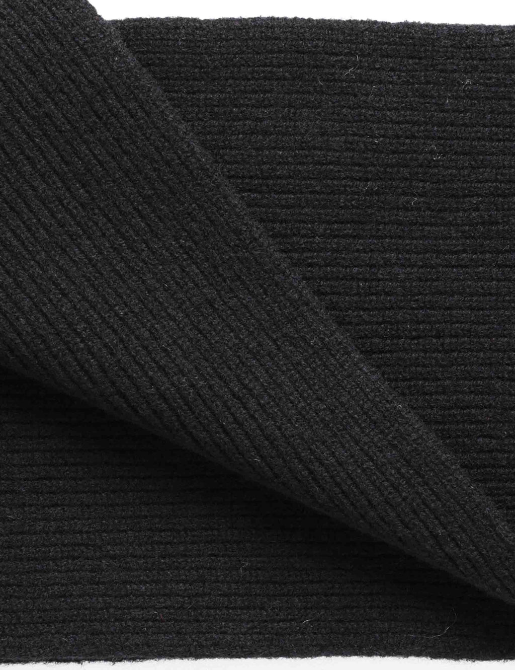 Clyde Lambswool Scarf - Black