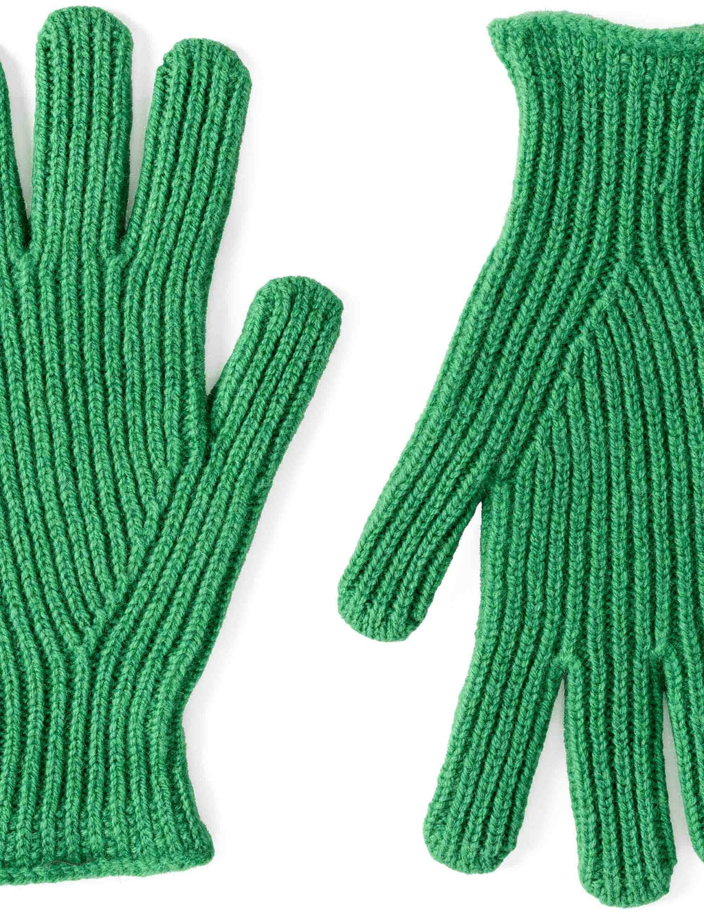 Clyde Lambswool Gloves - Billiard Green