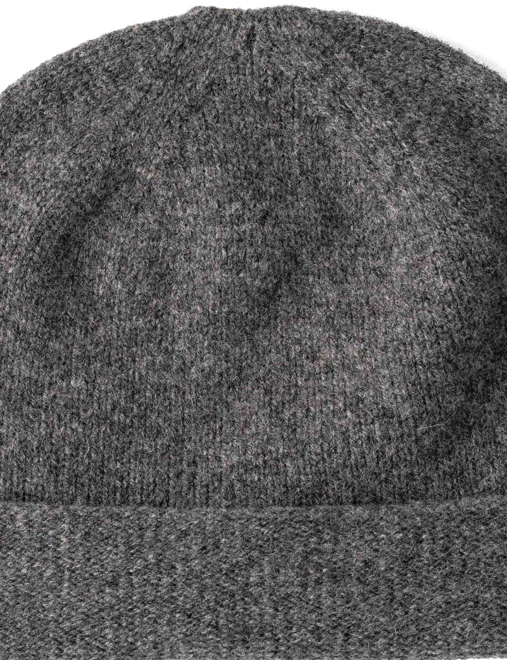 Lennox Lambswool Wool Beanie Hat - Cliff Grey