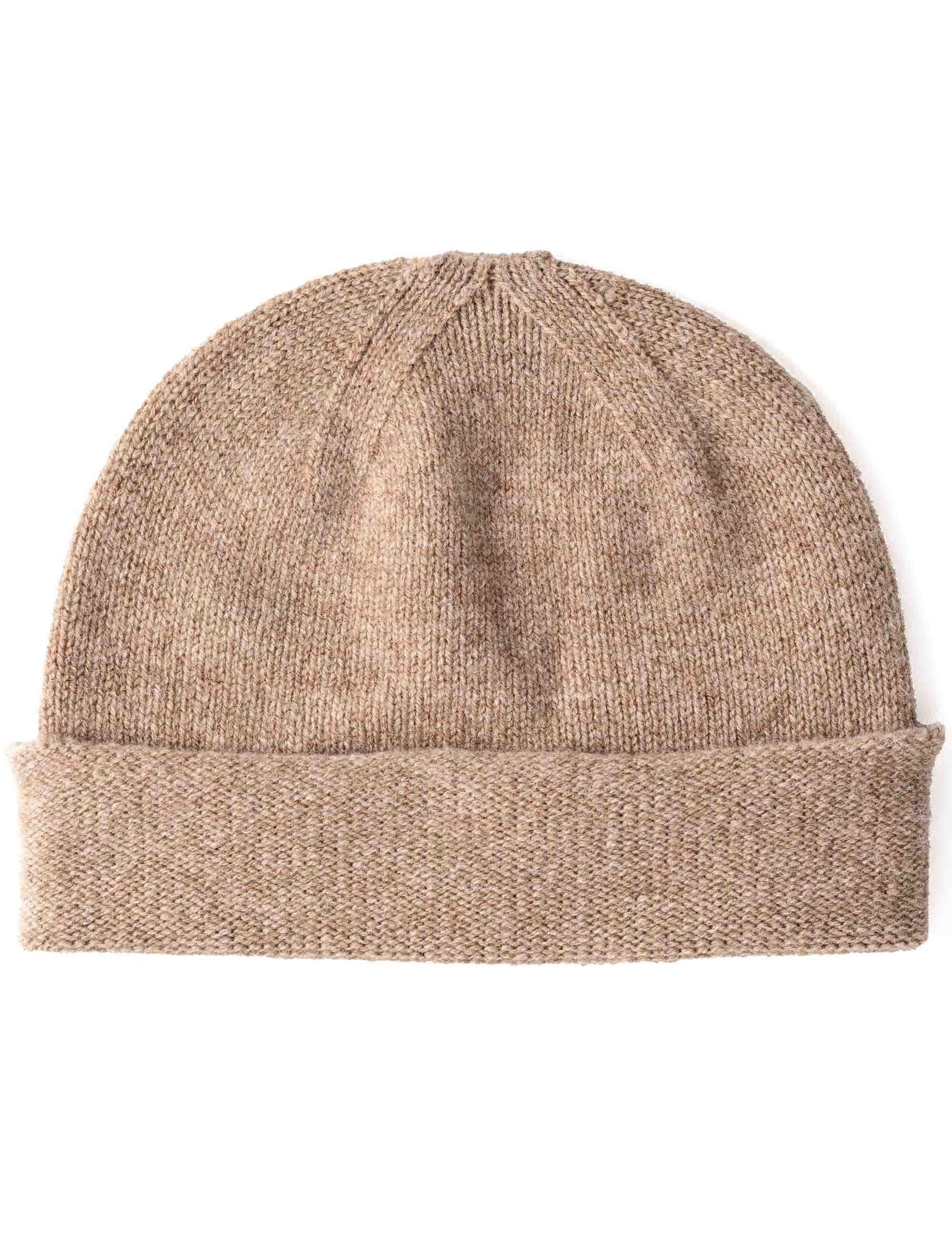 Robert Mackie Lennox Lambswool Wool Beanie Hat - Colt