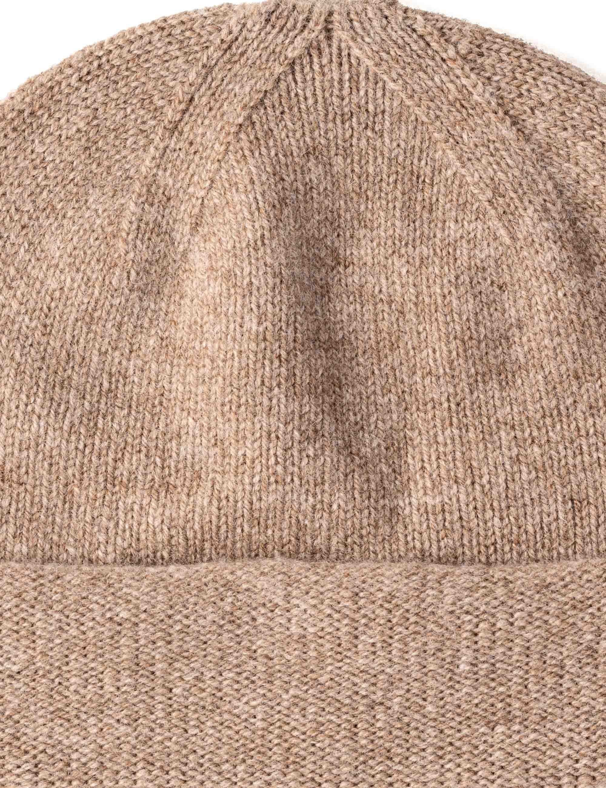 Robert Mackie Lennox Lambswool Wool Beanie Hat - Colt