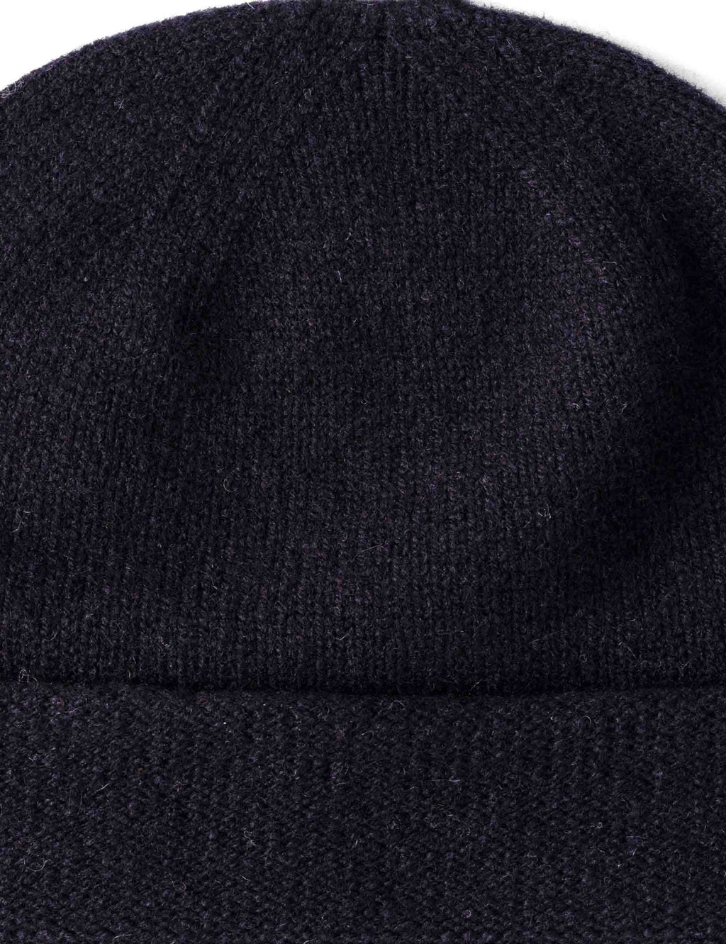 Lennox Lambswool Wool Beanie Hat - Navy