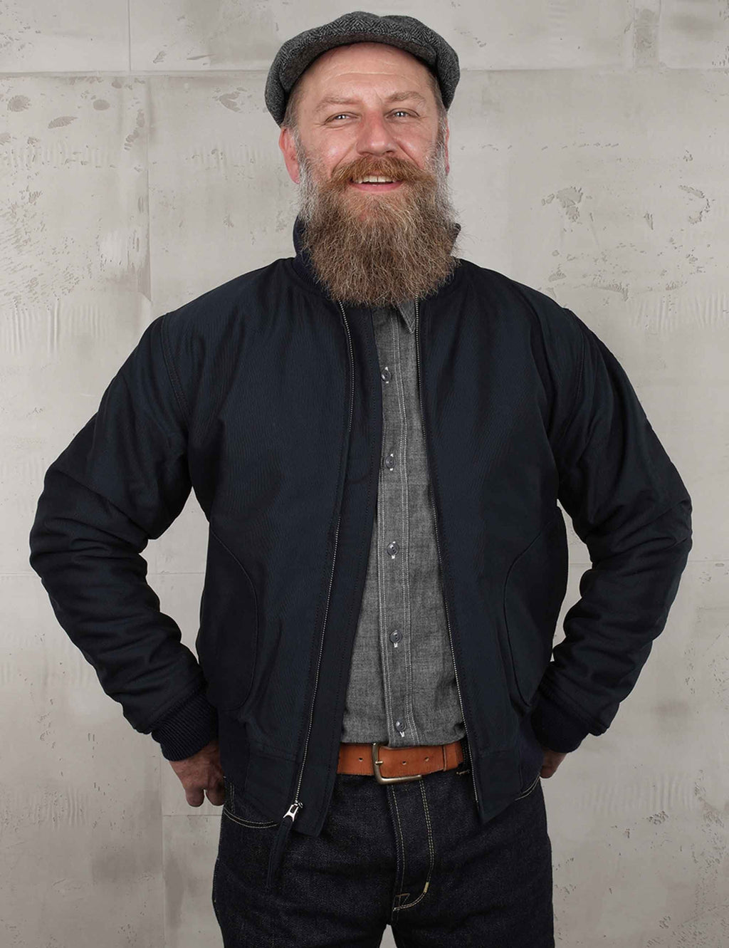 Pike Brothers - 1942 Deck Zip Jacket - Blue