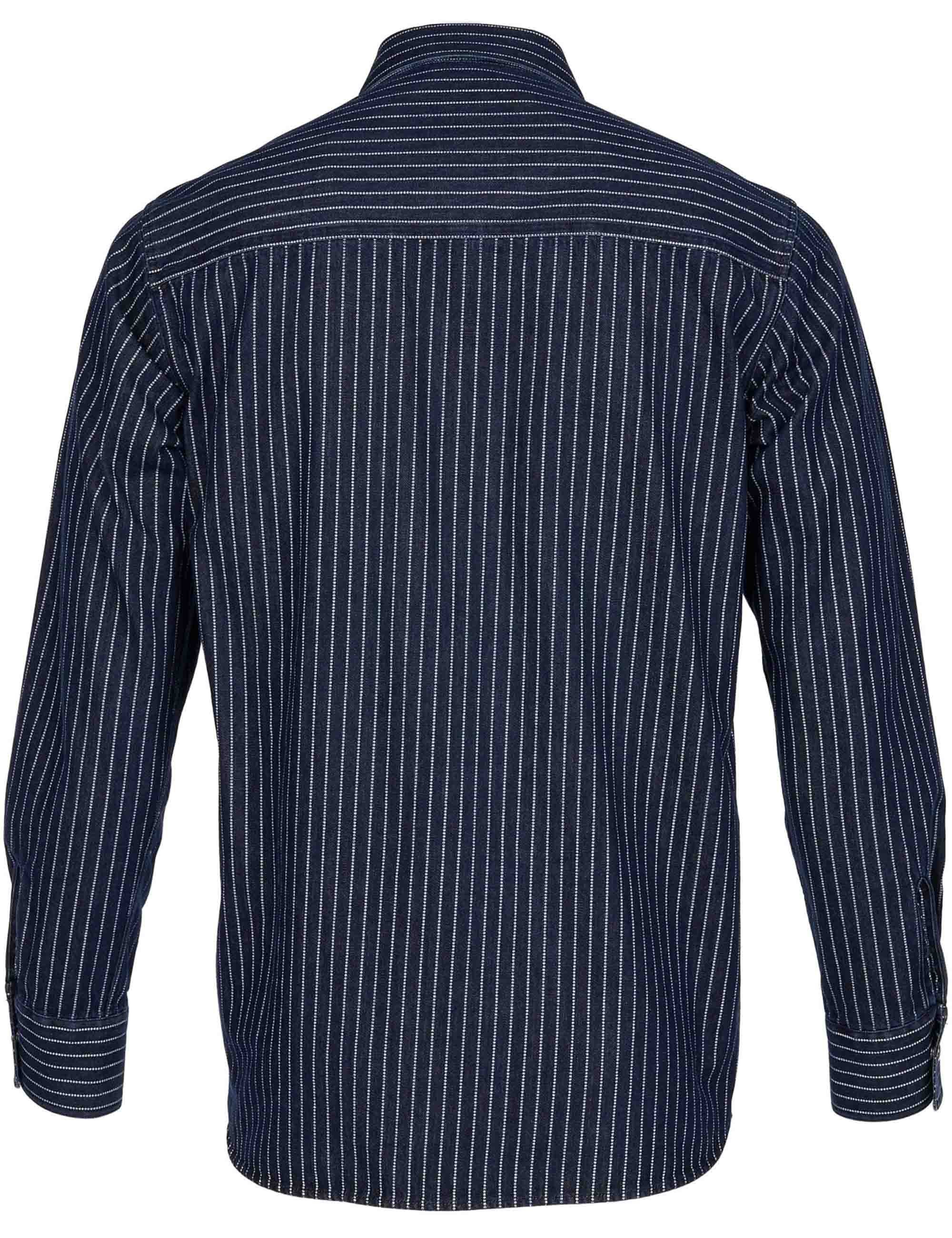 1937 Roamer Shirt - Blue Wabash Denim