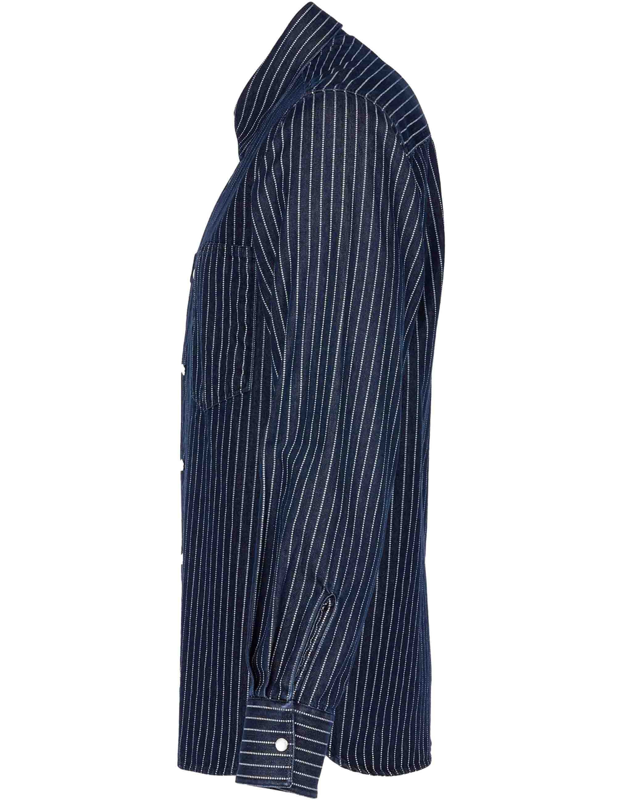 1937 Roamer Shirt - Blue Wabash Denim