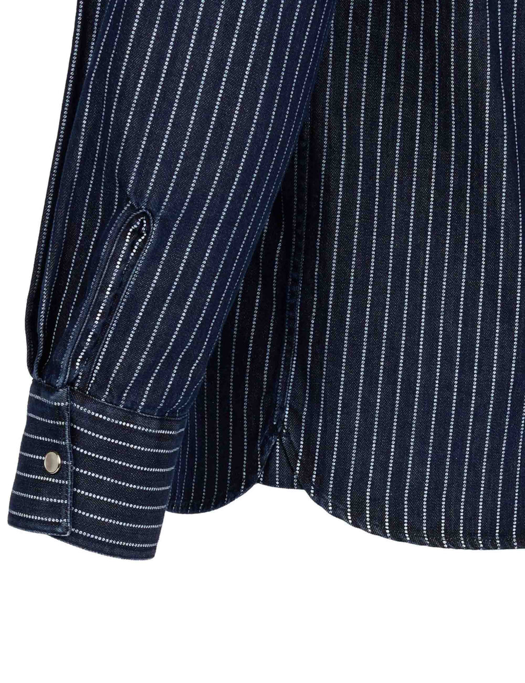 1937 Roamer Shirt - Blue Wabash Denim