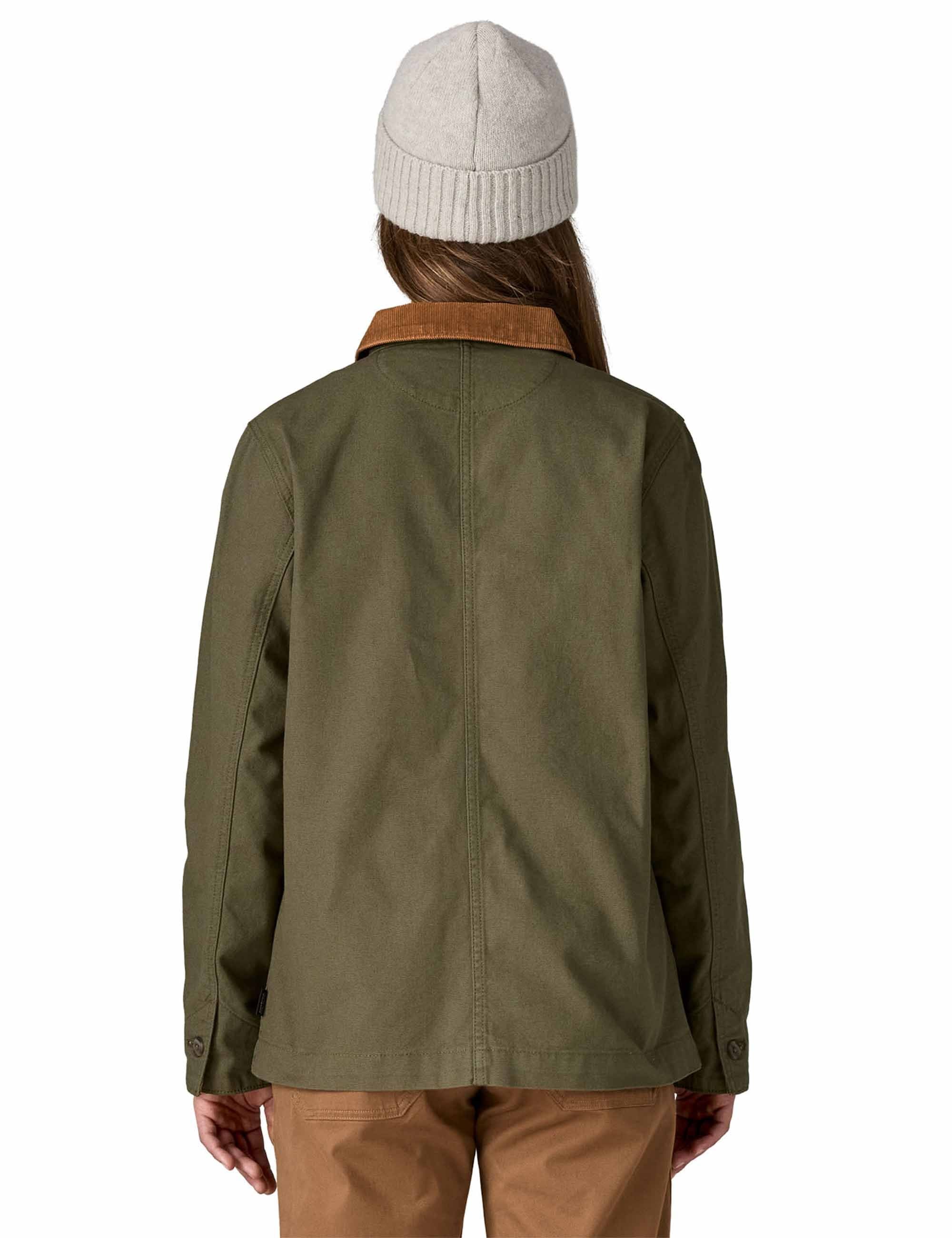 Patagonia Women's Point Reyes Canvas Jacket - Basin Green