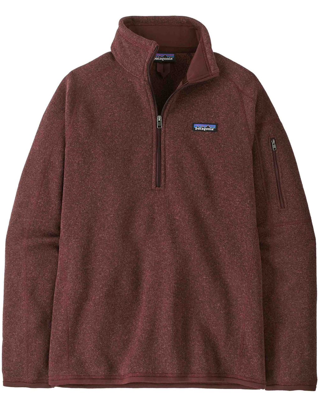 Women's Better Sweater 1/4 Zip Fleece - Dark Ruby