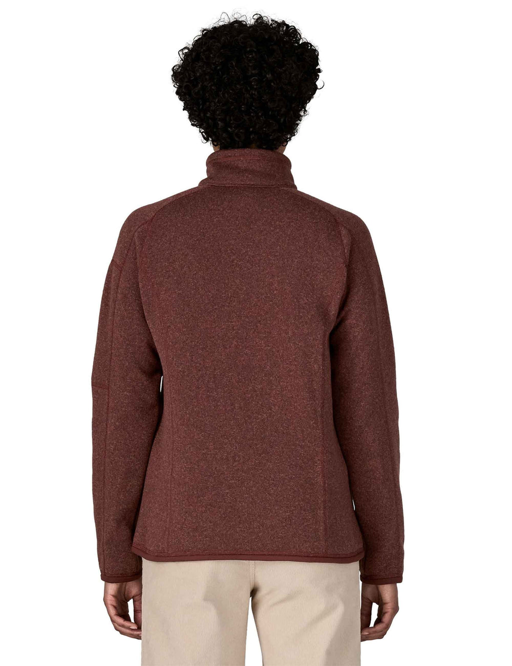 Women's Better Sweater 1/4 Zip Fleece - Dark Ruby